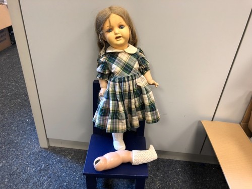 Antique doll very old - antique,