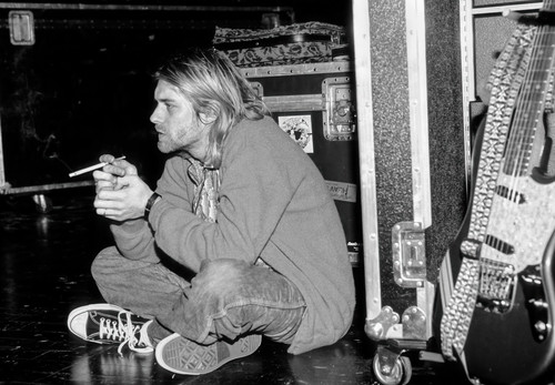 Kurt cobain poster - a4,