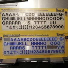 Rexel Normacard Rub Down