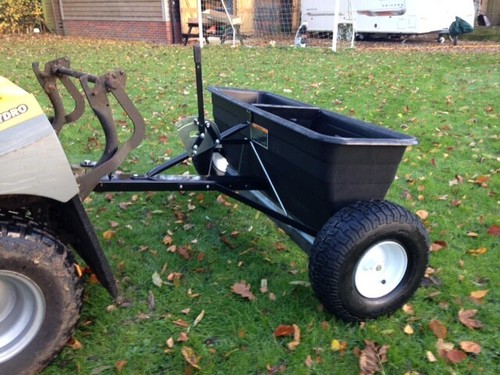 Towed drop spreader 175lb - towed,
