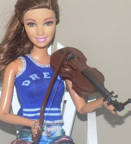 Barbie violin bow - music, toy