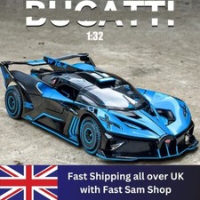 1/32 Bugatti Bolide Alloy Sport Car Model Toys Simulation Diecasts Metal Vehicle
