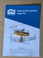 IWM Pin Badge - Spitfire - RAF