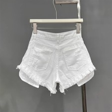 Lady Distressed Denim Shorts