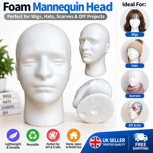 Men foam head polystyrene - head,