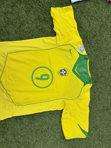 Brazil 2004 home shirt - home, ronaldo