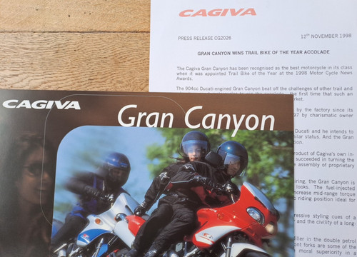 Cagiva gran canyon brochure - gran,