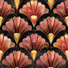 20x Pink Baroque Art Deco Peel