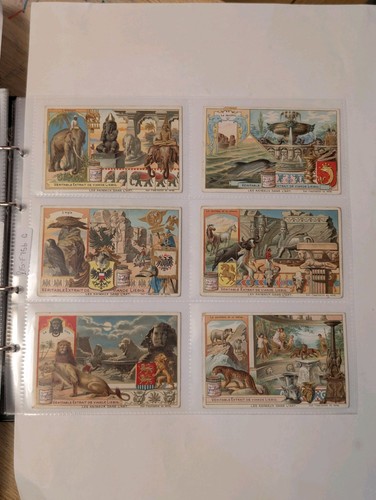Liebig set f756 trade cards - liebig,
