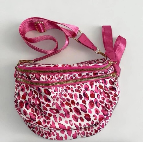 Leopard print crossbody bag - leopard,
