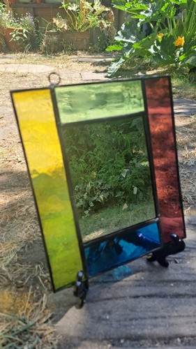 Multicoloured mirror hand - multicoloured,