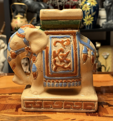 Vintage elephant ceramic - vintage,