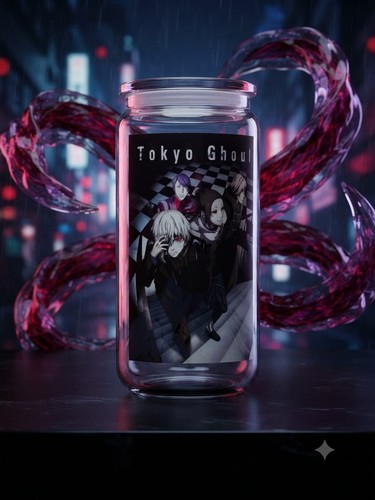 Tokyo ghoul tumbler - tokyo, reusable