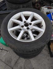 2005 HONDA CIVIC MK7 EXECUTIVE ALLOYS WITH TYRES LIMITED EDITION WHEELS RARE OEM