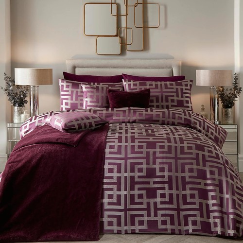 Shimmer bardon jacquard duvet - shimmer,