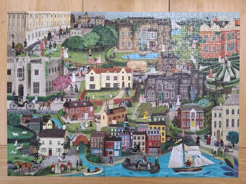 Jigsaw puzzle 1000 piece used - puzzle,
