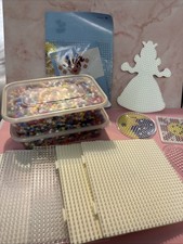 HAMA BEADS & 9 SHAPE BOARDS + PATTERNS - VGC