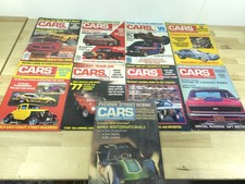 Hi Performance Cars Magazine 1976 May 1977 Lot Of 9 Vintage Hot Rod Drag Racing