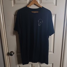 Liquid Death T Shirt Size XL  Murder Head Death Club Black Back Print Tee