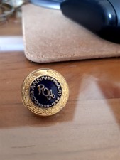 Prison Officers Association 50th Anniversary Enamelled Pin Badge 1939-89 (2115)