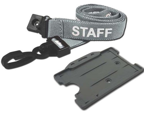 Staff lanyard neck strap - strap, with