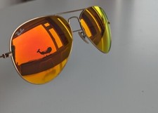 Ray-Ban Aviator Sunglasses RB3025 112/69 XXL 62mm Mirror Gold Frame ON SALE NEW