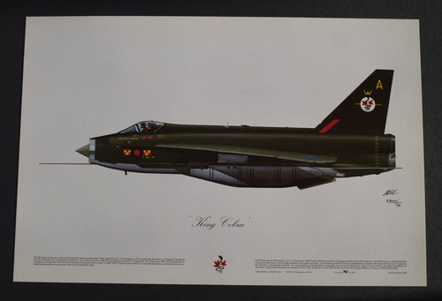 Aviation art ee lightning - ,