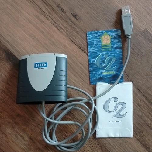 Concept2 log card - log, reader