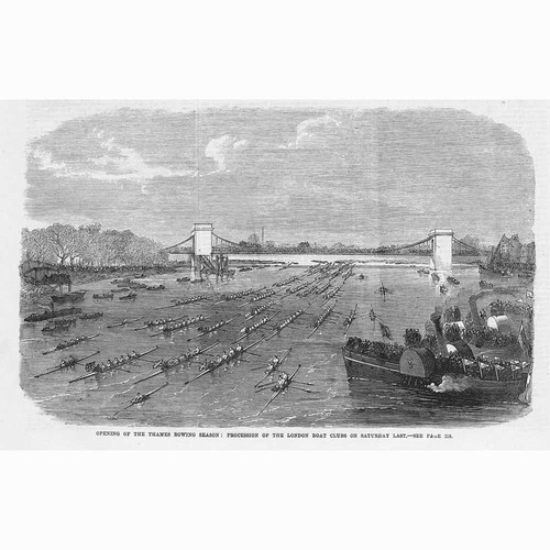 London opening the thames - the,