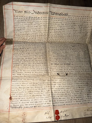 1774 antique english parchment - antique,