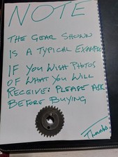 65t gear: for Drummond  & Myford 'M' type metalworking lathes SEE photo story!!