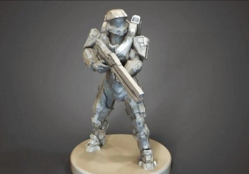 Master chief figure - master, (halo)