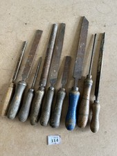 Tools Joblot Mixed Wooden Handled Files Metal Engineering Files