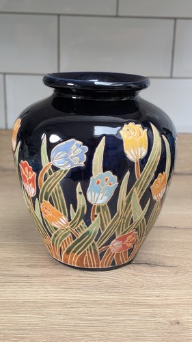 Vintage studio pottery tulip - vintage,
