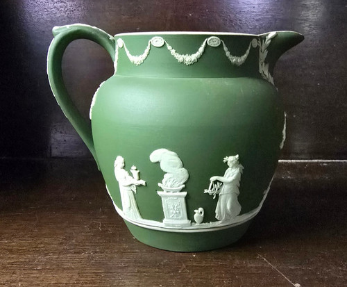 Wedgwood jasperware green dip - wedgwood,