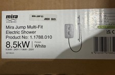 Mira B060315 Jump Multi-Fit 8.5Kw Electric Shower - White/Chrome