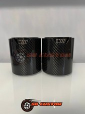 2 BMW BLACK WHITE CARBON