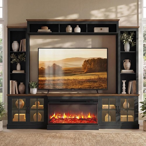 Black farmhouse stand - 98", /