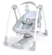  Ingenuity ConvertMe 2-in-1 Compact Portable Automatic Baby Swing & Infant Seat