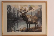 Original framed acrylic
