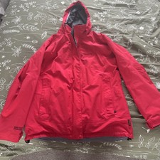 Ladies Red Sprayway Goretex Waterproof Hooded Coat Size 16, great condition
