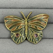 vintage enamel butterfly
