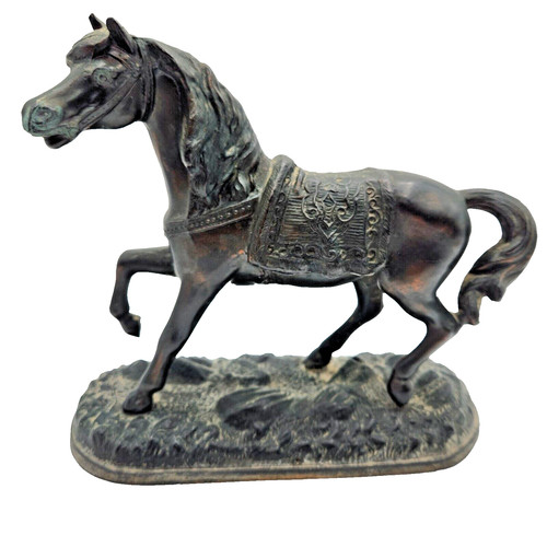 Spelter arabian horse antique - arabian,