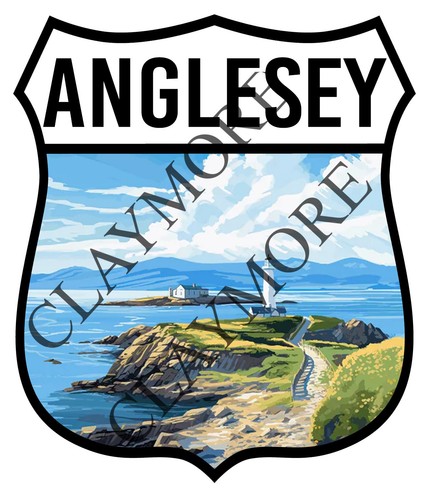Anglesey car sticker wales - car,