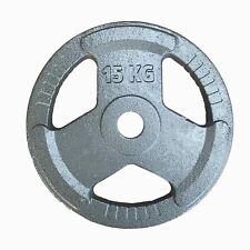 Tri Grip Iron Cast 2" Olympic Weight Plates 15kg Home Gym Use