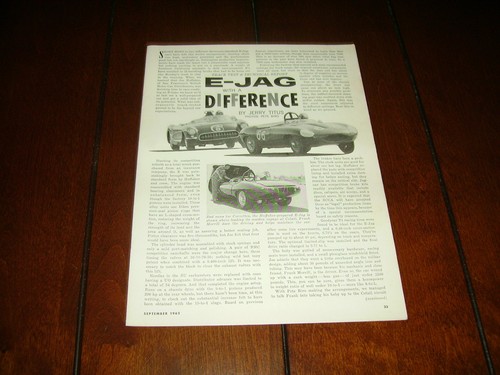 Jaguar type sports race - jaguar,