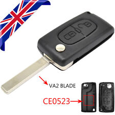 Car Key Shell Case Fob Cover For Citroen C2 C3 C4 C8 Dispatch VA2 Blade CE0523