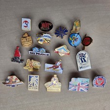 Ski Skiing pin badges
