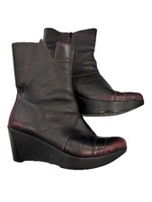 Naot Ella Volcanic Red Leather