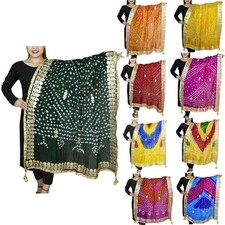 Dupatta Dyed Bandhani Gotta